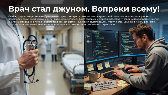 Врач стал джуном. Вопреки всему!